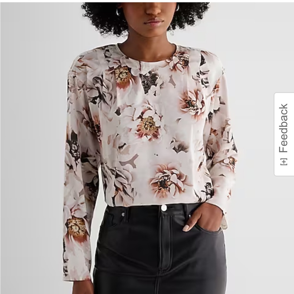 Express Floral Top NWT - Size Small